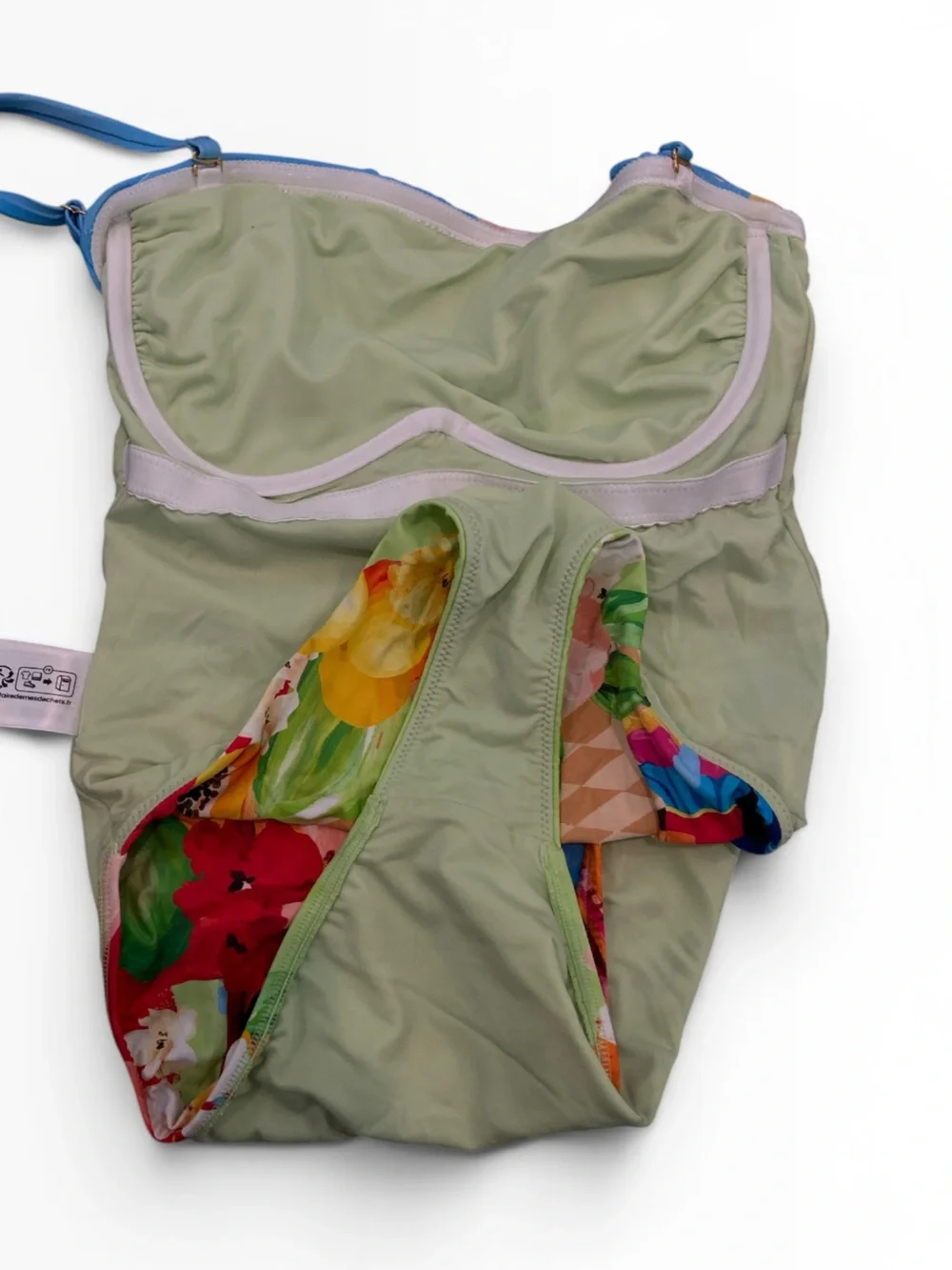Seafolly Colorful Tropical Print One-Piece Swimsuit
